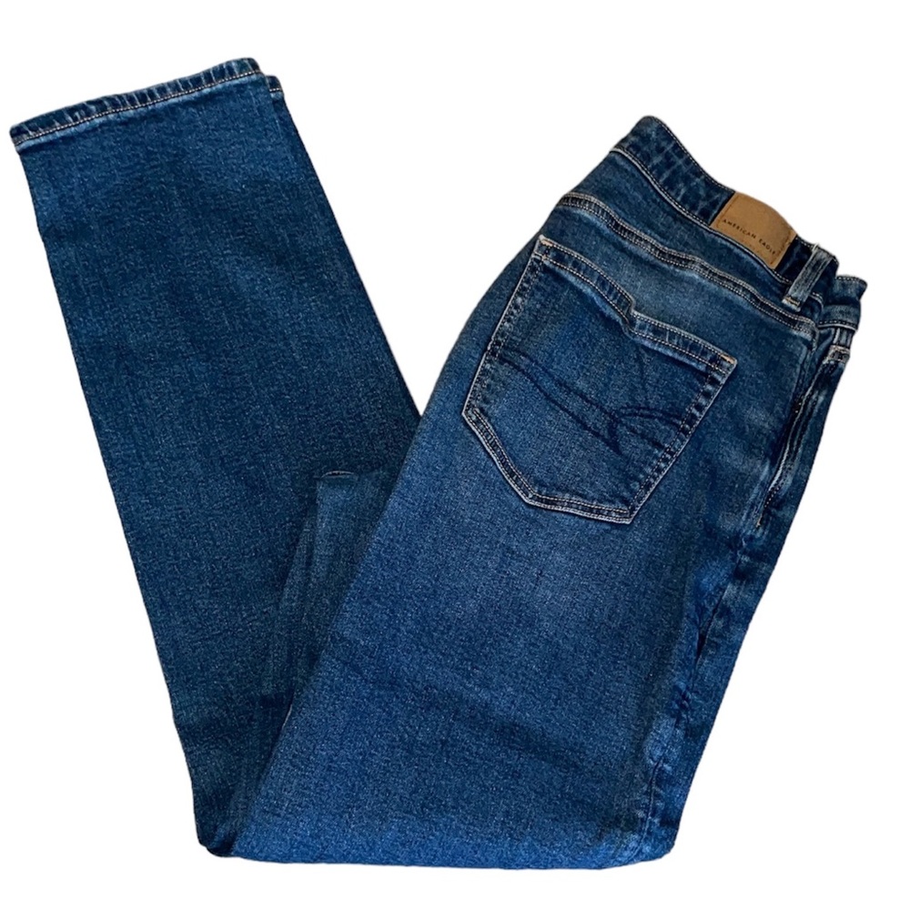 American Eagle Outfitters Dark Blue Mom Jeans